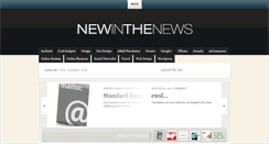 Desktop Screenshot of newinthenews.net